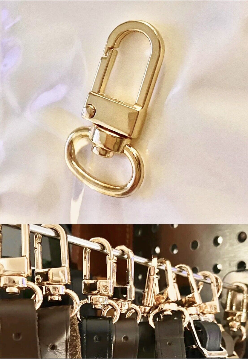 5x Purse Fob Golden Swivel Clasp fits Louis Vuitton Name Tag Key Pendant  Holder