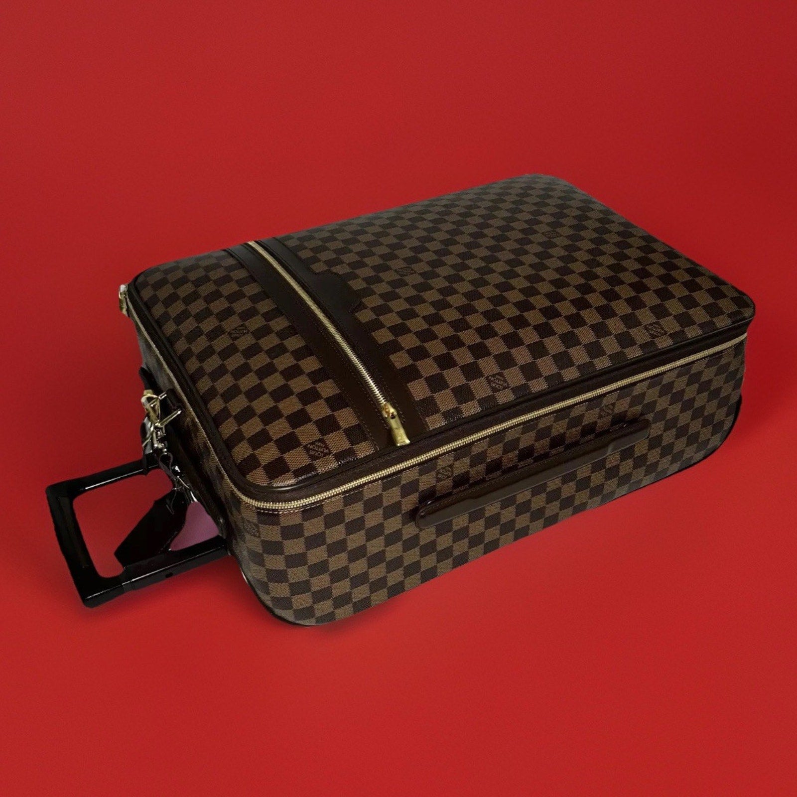 Louis Vuitton Pegase Legere Damier Ebene Suitcase Bag + Coa Garment & Dustbag A+