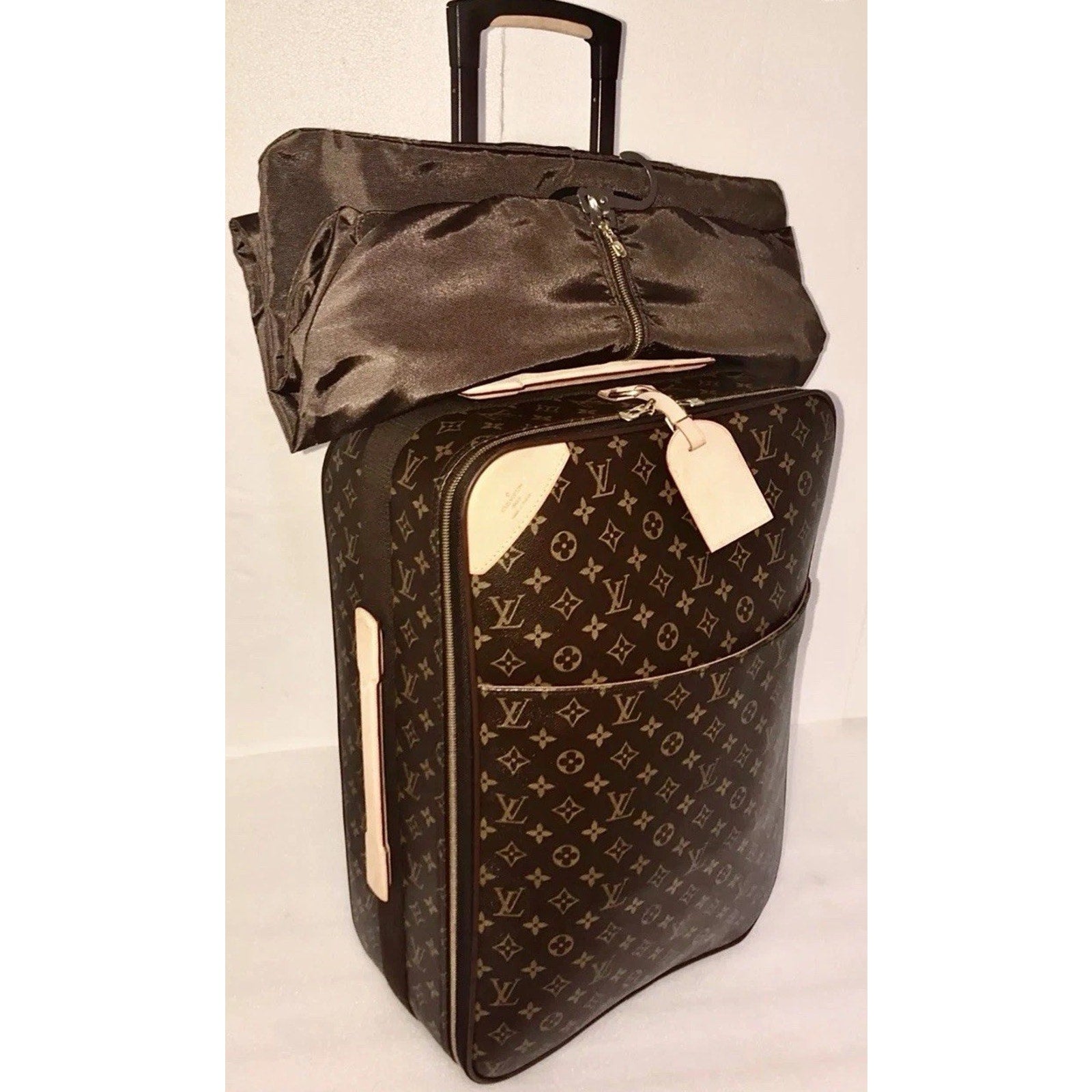 Louis Vuitton Pegase Classic Suitcase Carryon w/ Garment Bag & Dustbag COA