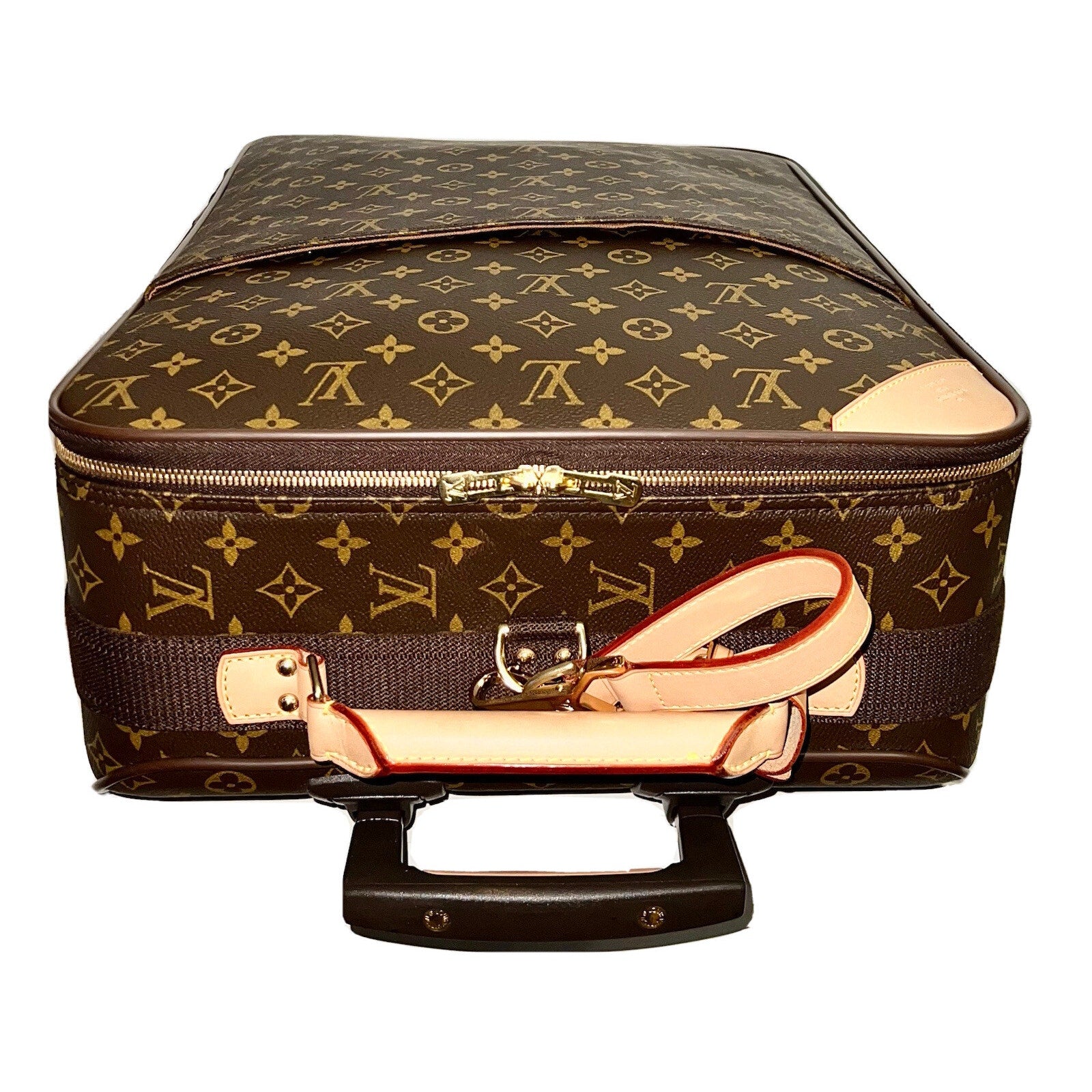 Louis Vuitton Pegase Vintage Rolling Carryon Suitcase Bag w/ COA Dust-bag