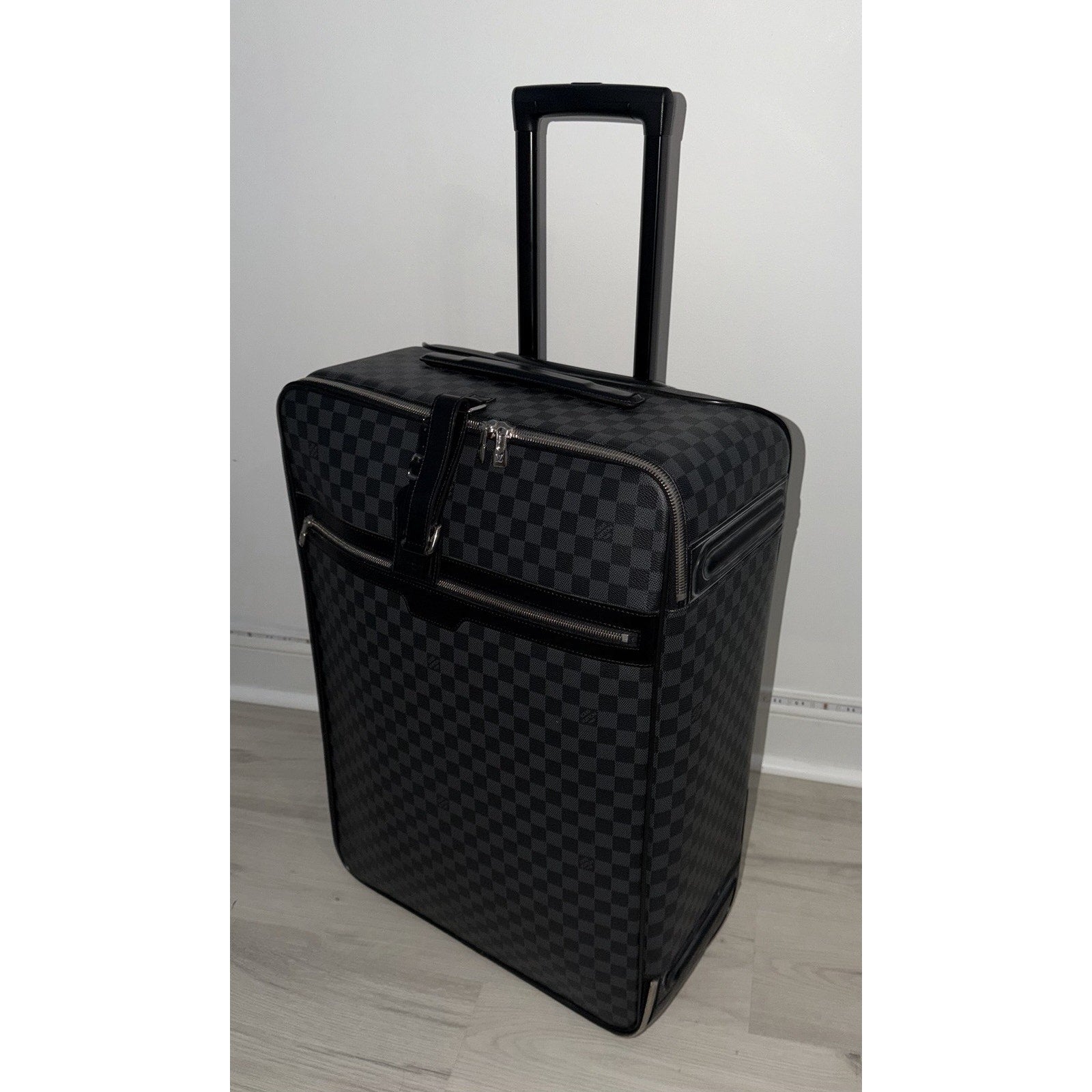 Louis Vuitton Pegase 65 Graphite Ebene Suitcase Upright Luggage Pristine