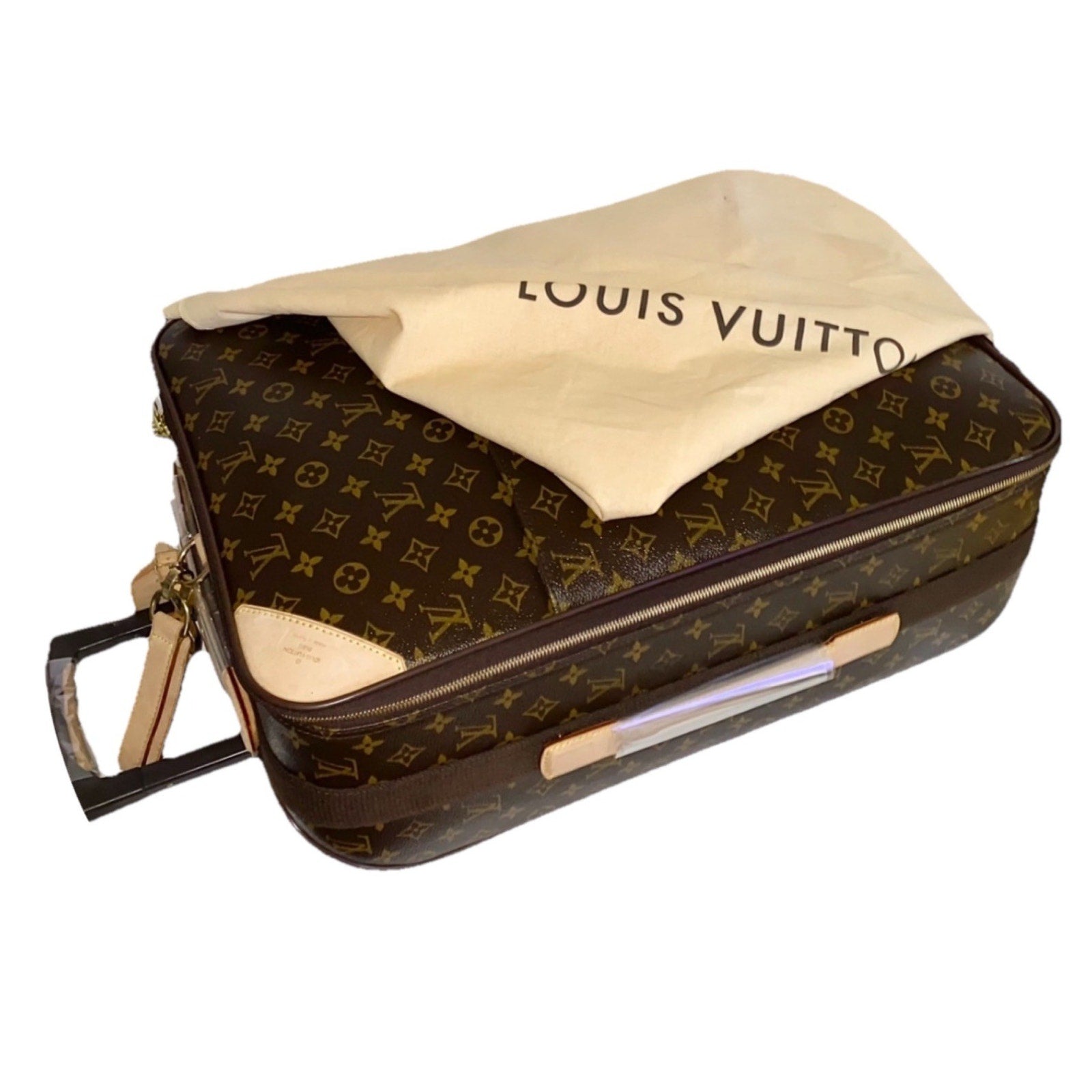 Louis Vuitton Pegase 21” Suitcase Carryon w/ Dustbag COA