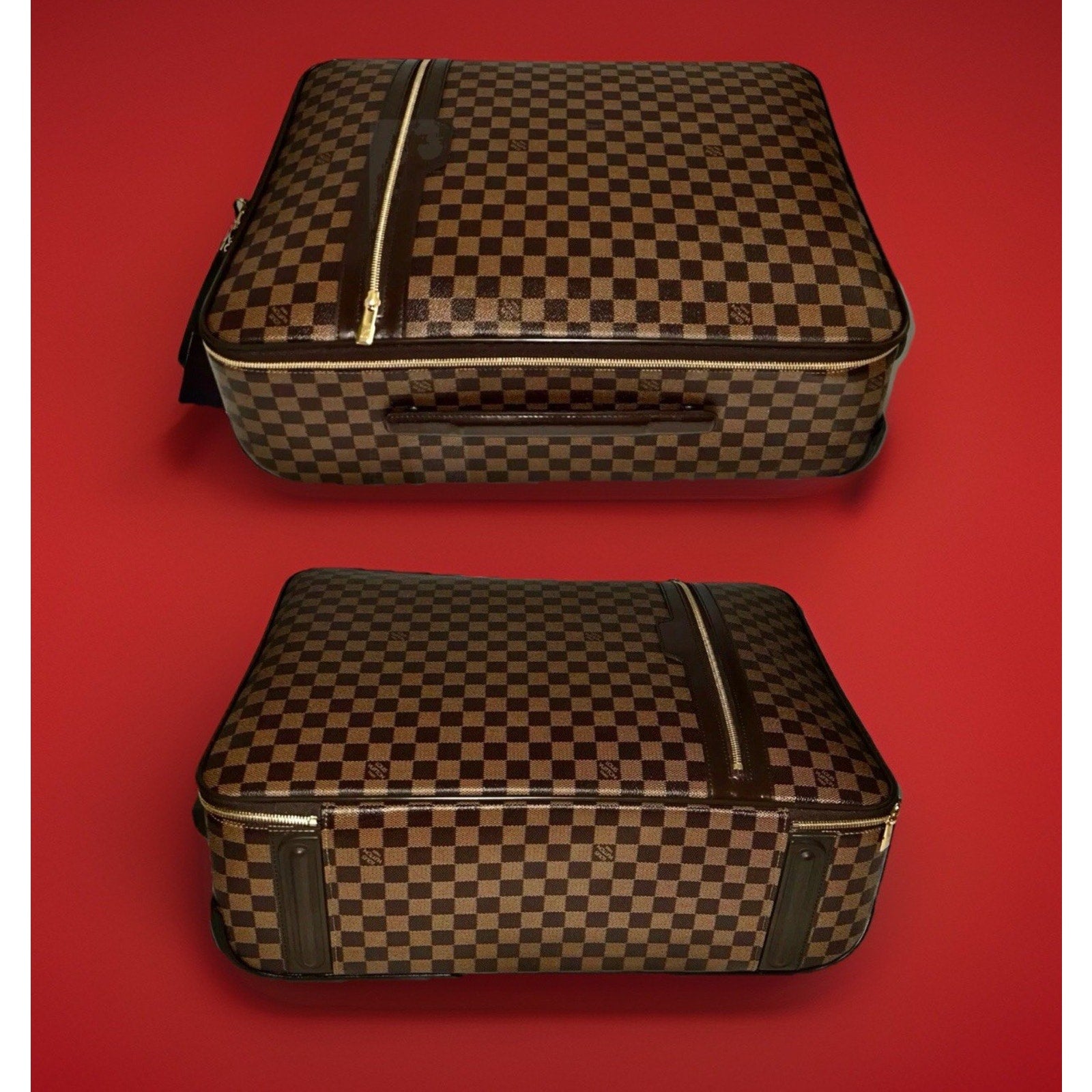 Louis Vuitton Pegase Legere Damier Ebene Suitcase Bag + Coa Garment & Dustbag A+