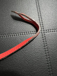 Louis Vuitton PARIS Red Clochette Keybell Leather w/ Skeleton Key