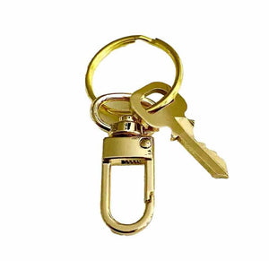 Louis Vuitton Key 337 Brass Goldtone w/ Swivel Ring Clasp