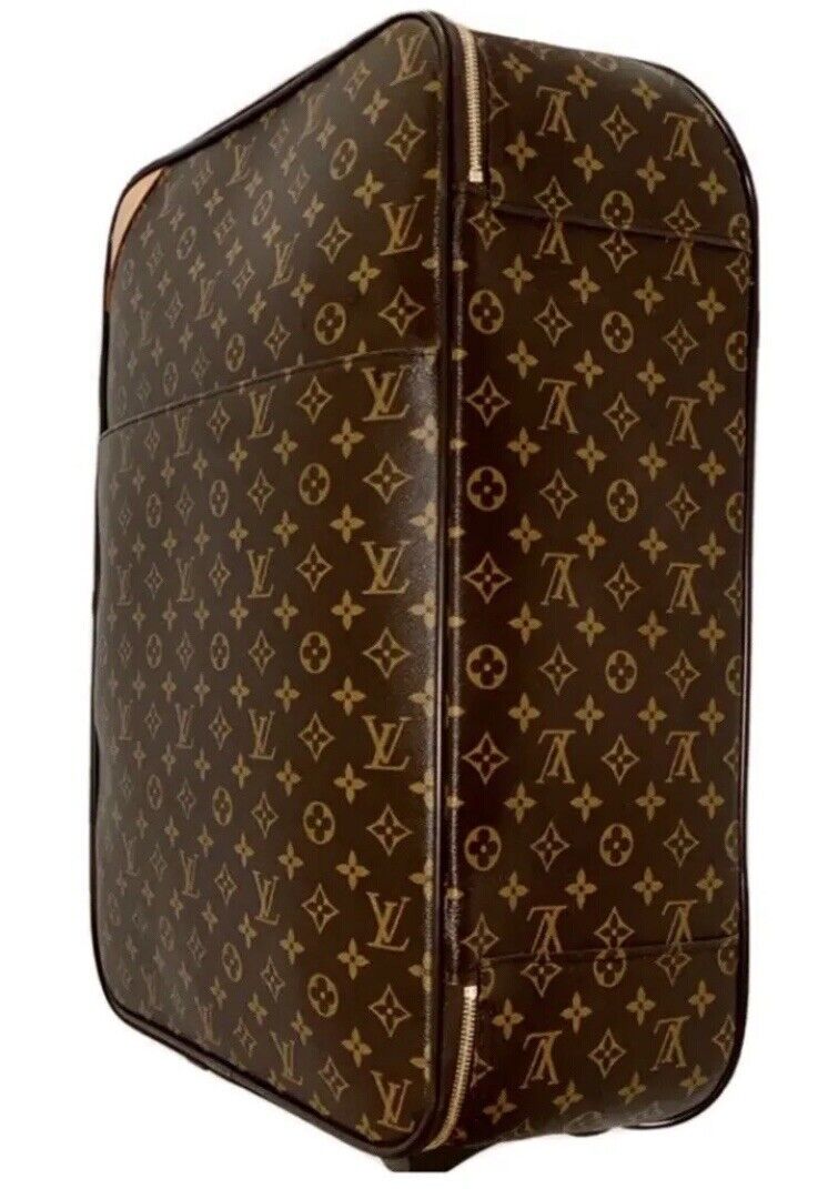 Louis Vuitton Pegase Classic Monogram Suitcase + Garment Hanger & COA