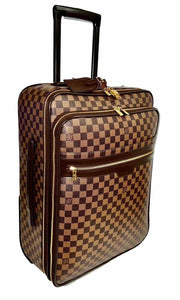 Louis Vuitton Business Pegase Suitcase w/ Lock Key Damier Ebene w/ COA