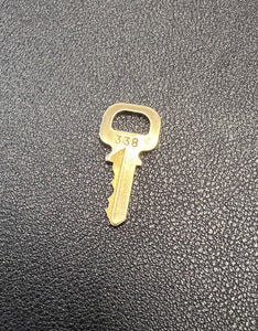 Louis Vuitton Key # 318 Brass Goldtone Polished Genuine