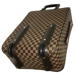 Louis Vuitton Pegase 55 Rolling Carry Suitcase Bag Damier Ebene w/ COA