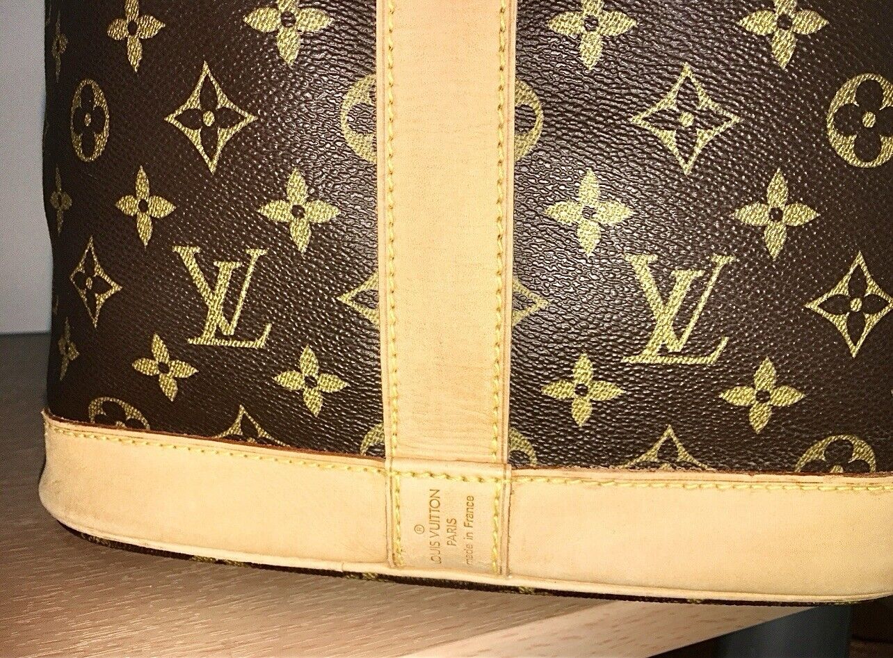 Louis Vuitton Cruiser Tote Monogram Bag w/Dust Cover Tag Lock Strap COA