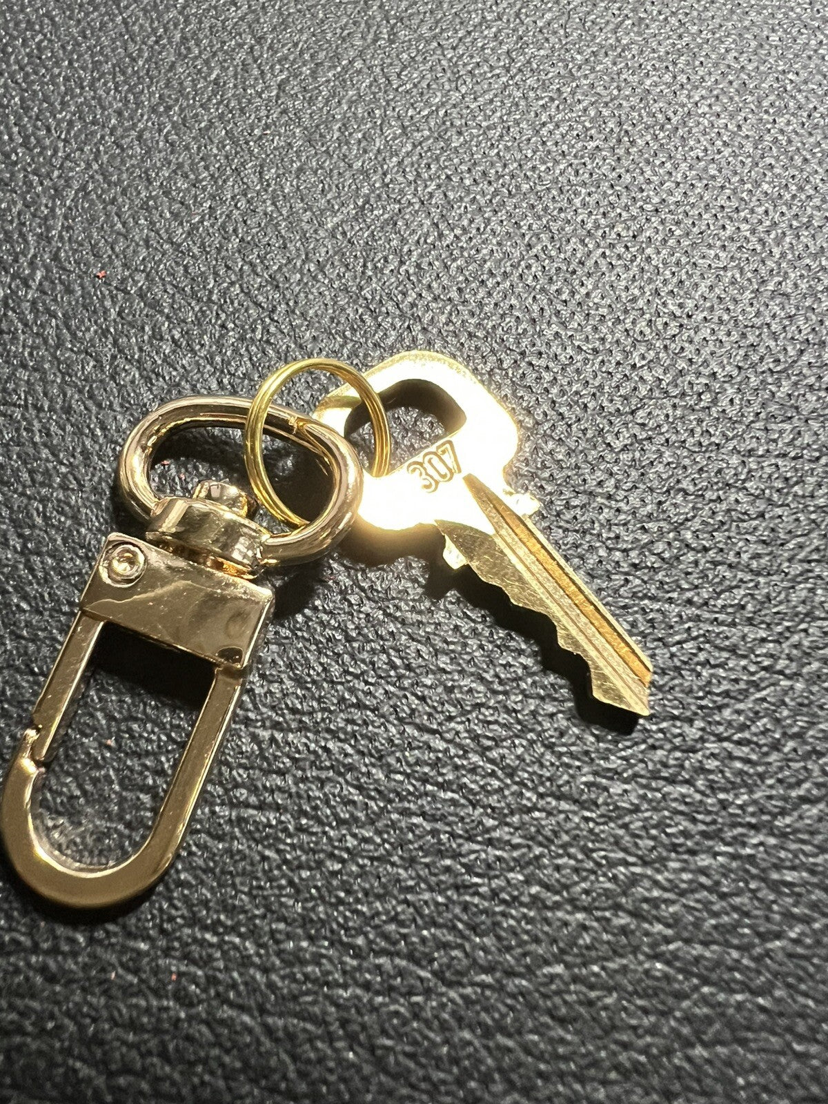 Louis Vuitton Key 307 Goldtone - Series #300 AUTHENTIC