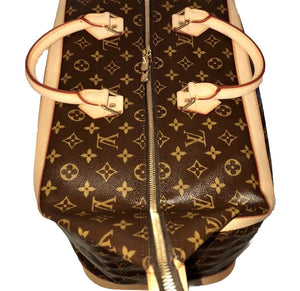 Louis Vuitton Cruiser Tote Monogram Bag w/Dust Cover Tag Lock Strap COA