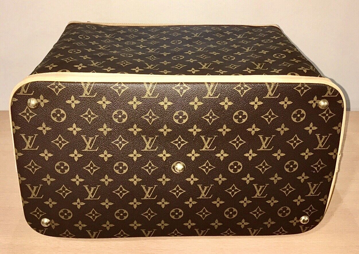 Louis Vuitton Cruiser Tote Monogram Bag w/Dust Cover Tag Lock Strap COA