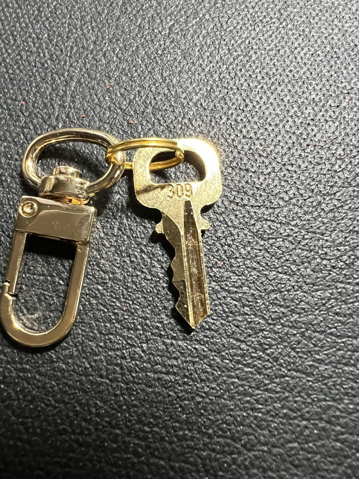 Louis Vuitton Key # 309 Goldtone - Series #300 AUTHENTIC