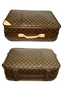 Authentic Louis Vuitton Pegase Timeless Rolling Cabin sz Suitcase Bag + COA