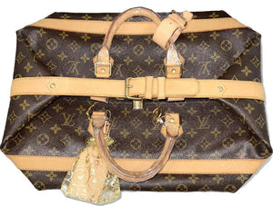 Louis Vuitton Cruiser Tote Monogram Bag w/Dust Cover Tag Lock Strap COA