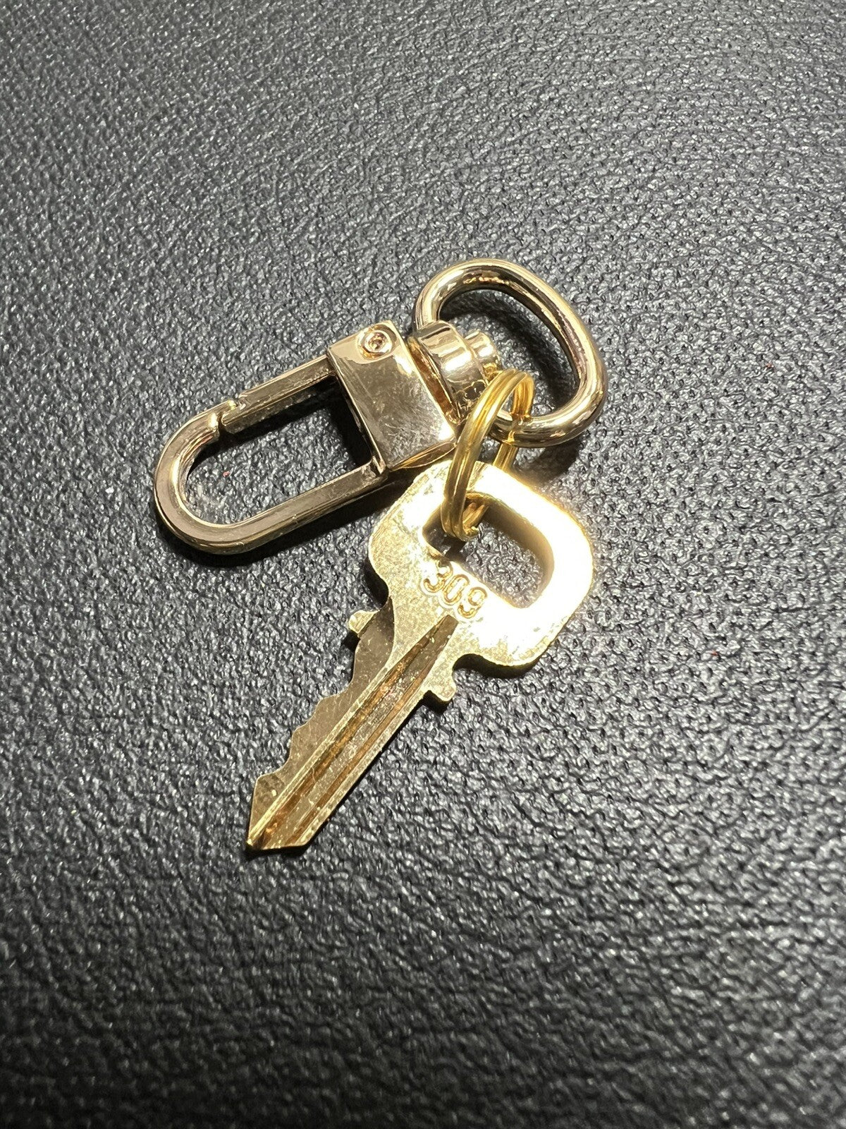 Louis Vuitton Key # 309 Goldtone - Series #300 AUTHENTIC