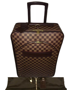 Louis Vuitton Pegase Damier Ebene Rolling Suitcase Bag Carry Garment Hanger 🍁