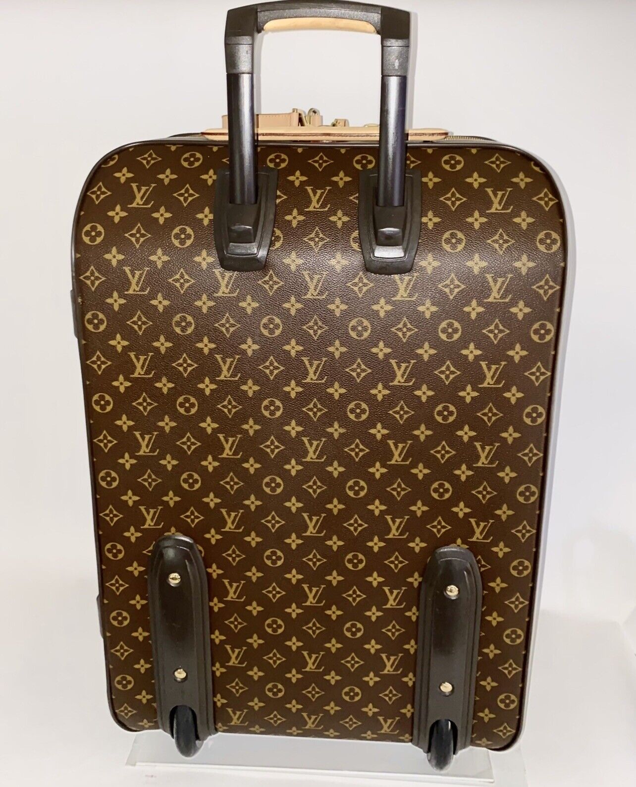 Louis Vuitton Pegase XL Suitcase Monogram Luggage w/ Name Tag 🏷️