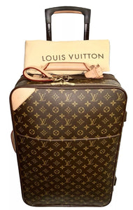 Louis Vuitton Pegase Classic Carry Rolling Suitcase w/ Tag Dust-bag