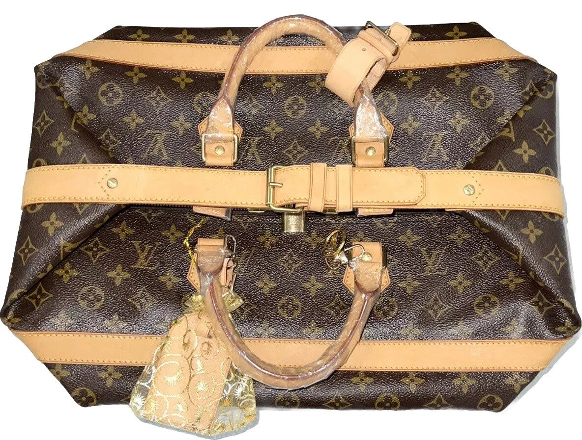 Louis Vuitton Cruiser Timeless Tote Bag w/ Coa Dustbag Name Tag Lock UEC