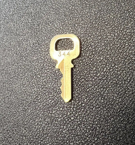 Louis Vuitton Key 344 Brass Goldtone  w/ Genuine LV #344