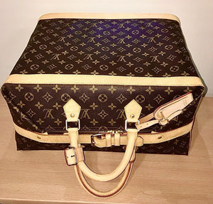 Louis Vuitton Cruiser Tote Monogram Bag w/Dust Cover Tag Lock Strap COA