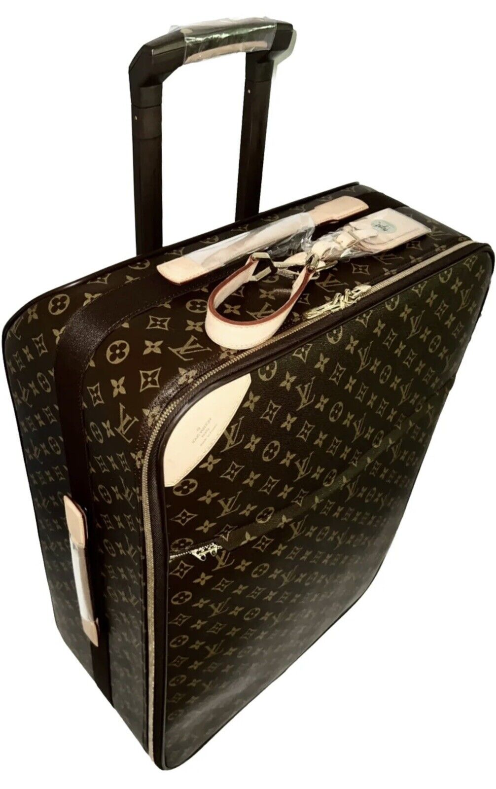Louis Vuitton Pegase Suitcase Bag Monogram Luggage + Garment Bag 🎊