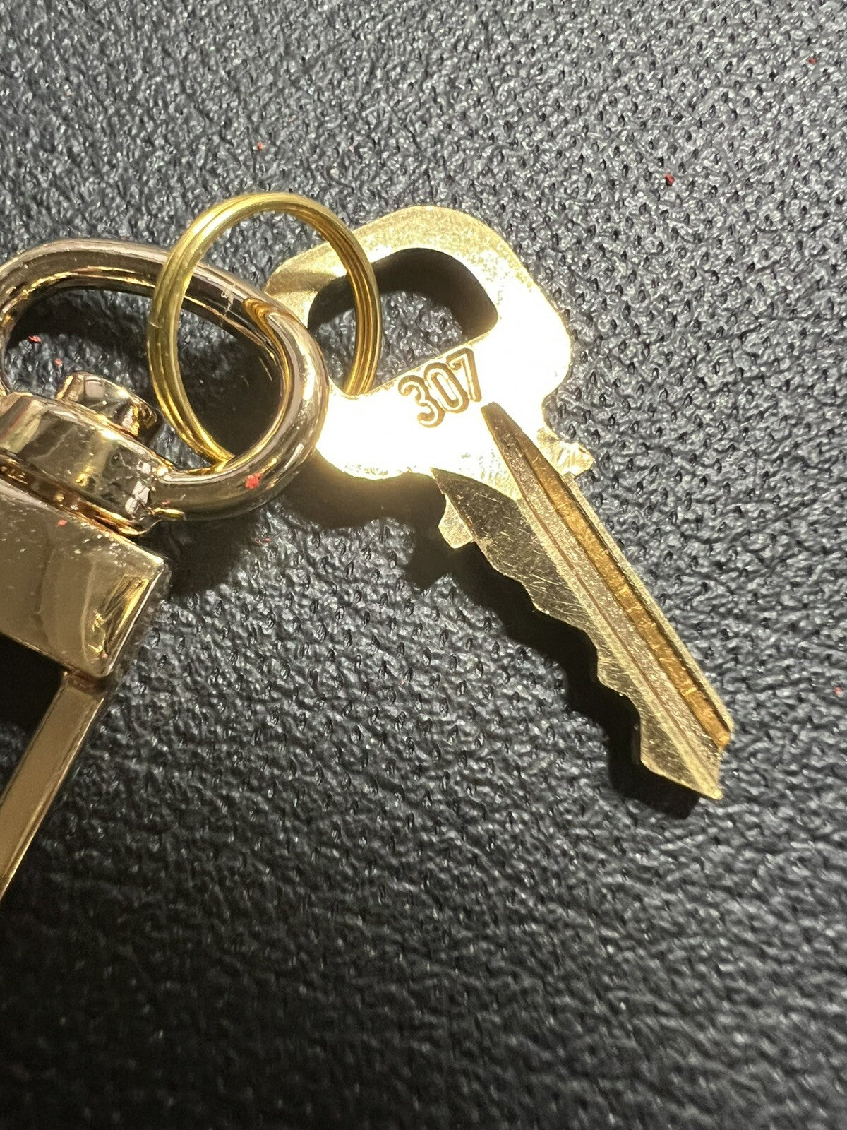 Louis Vuitton Key 307 Goldtone - Series #300 AUTHENTIC
