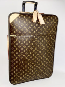 Louis Vuitton Pegase XL Suitcase Monogram Luggage w/ Name Tag 🏷️