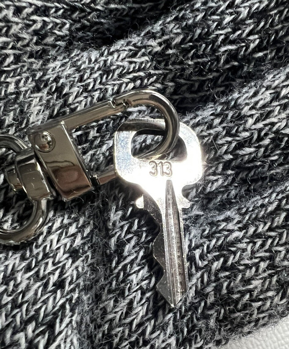 Louis Vuitton Key 313 Silver tone for AUTHENTIC Lock only # 313