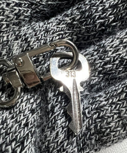 Louis Vuitton Key 313 Silver tone for AUTHENTIC Lock only # 313
