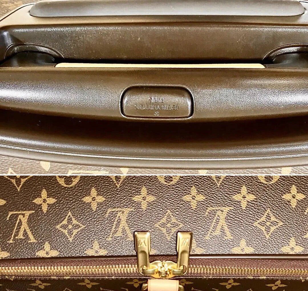 Louis Vuitton Pegase 65 Classic Monogram Bag Luggage w/ Garment Hanger COA