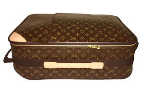 Louis Vuitton Pegase 55 Suitcase Classic w/ Name Tag Lock Key + COA