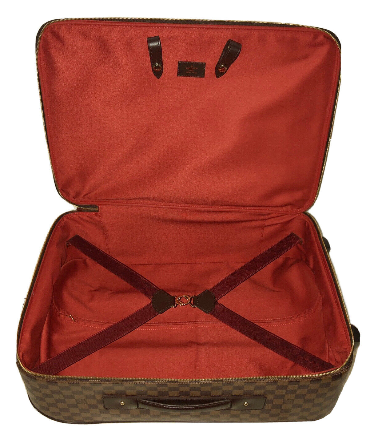 Louis Vuitton Pegase Damier Ebene Rolling Suitcase Bag Carry Garment Hanger 🍁