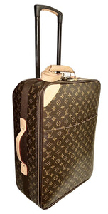 Authentic Louis Vuitton Pegase Timeless Rolling Cabin sz Suitcase Bag + COA