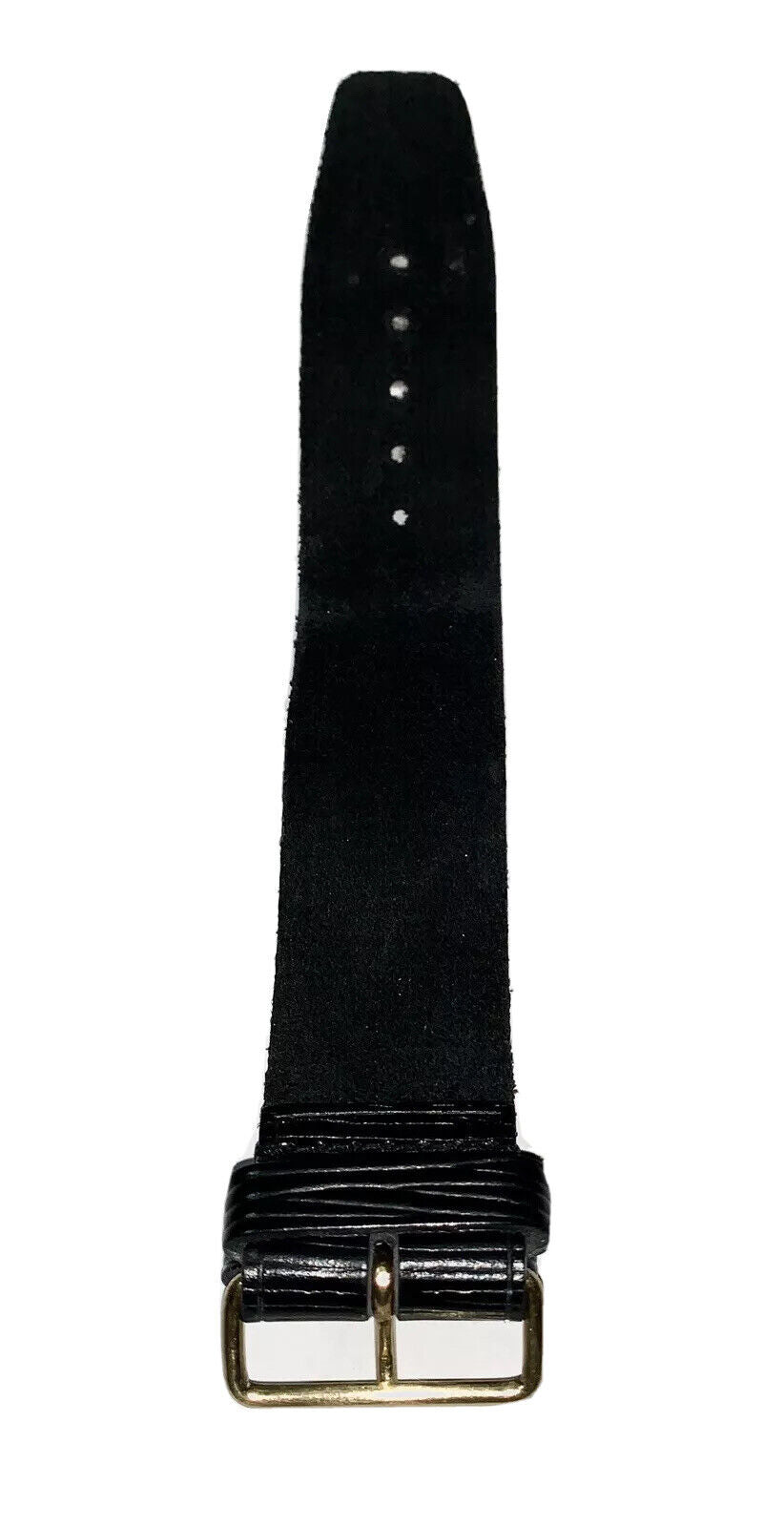 Authentic Louis Vuitton Black Epi Leather Strap Poignet - France - 1Pc