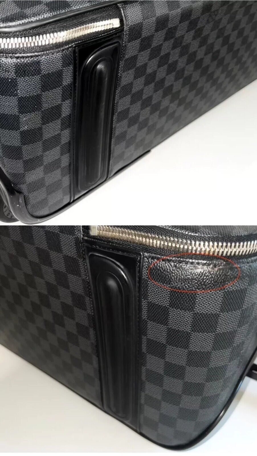 Louis Vuitton Business Pegase 65 Graphite Suitcase Travel Bag