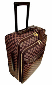 Louis Vuitton Business Pegase Suitcase w/ Lock Key Damier Ebene w/ COA