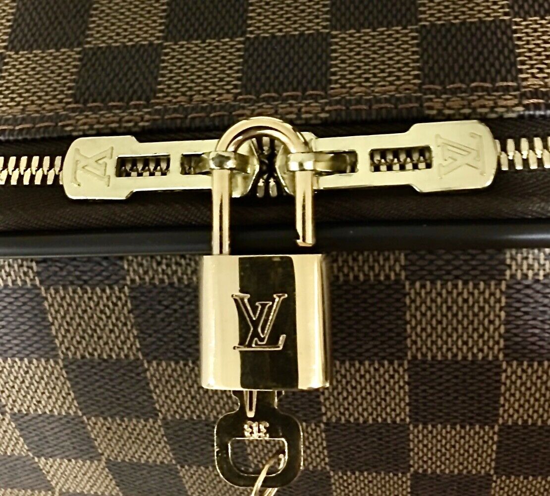 Louis Vuitton 321 Padlock & Key Goldtone One Set Authentic Lock # 321