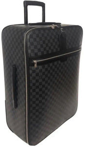 Louis Vuitton Pegase 65 Damier Graphite Black Suitcase w/ Garment & Dustbag