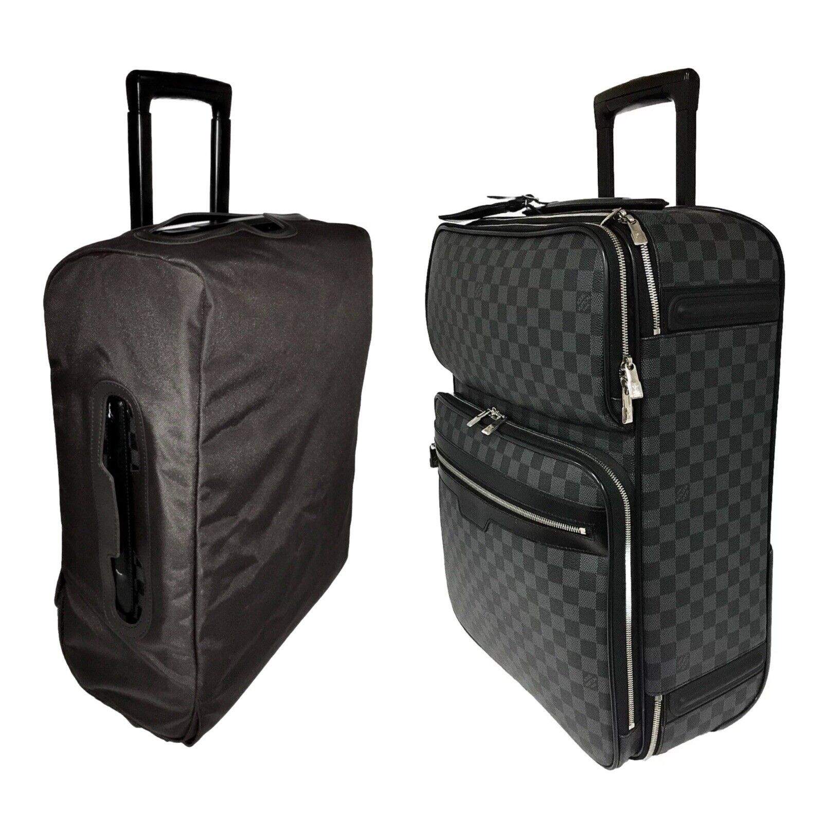 Louis Vuitton Pegase Graphite Business Suitcase Unisex+ Cover Jacket Sleeve