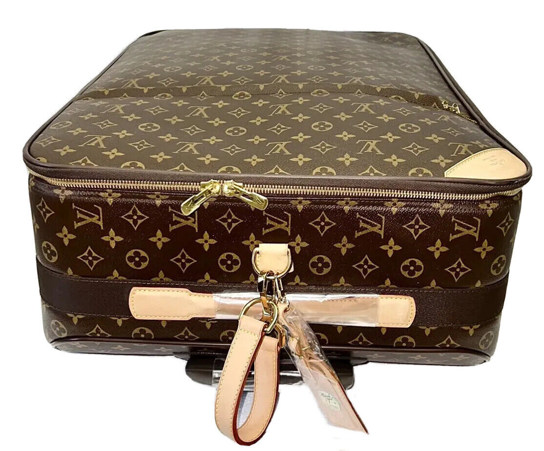 Louis Vuitton Pegase XL Suitcase Monogram Luggage w/ Name Tag 🏷️