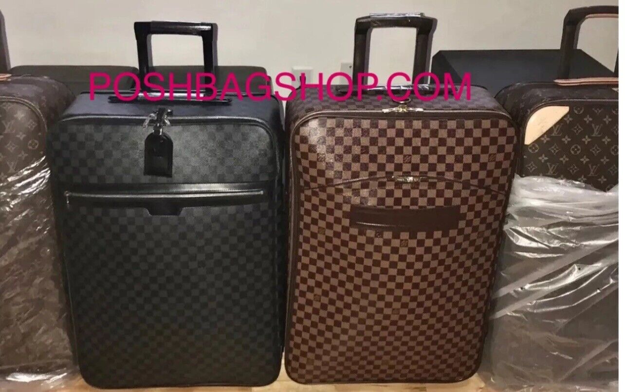 Louis Vuitton Business Pegase 65 Graphite Suitcase Travel Bag