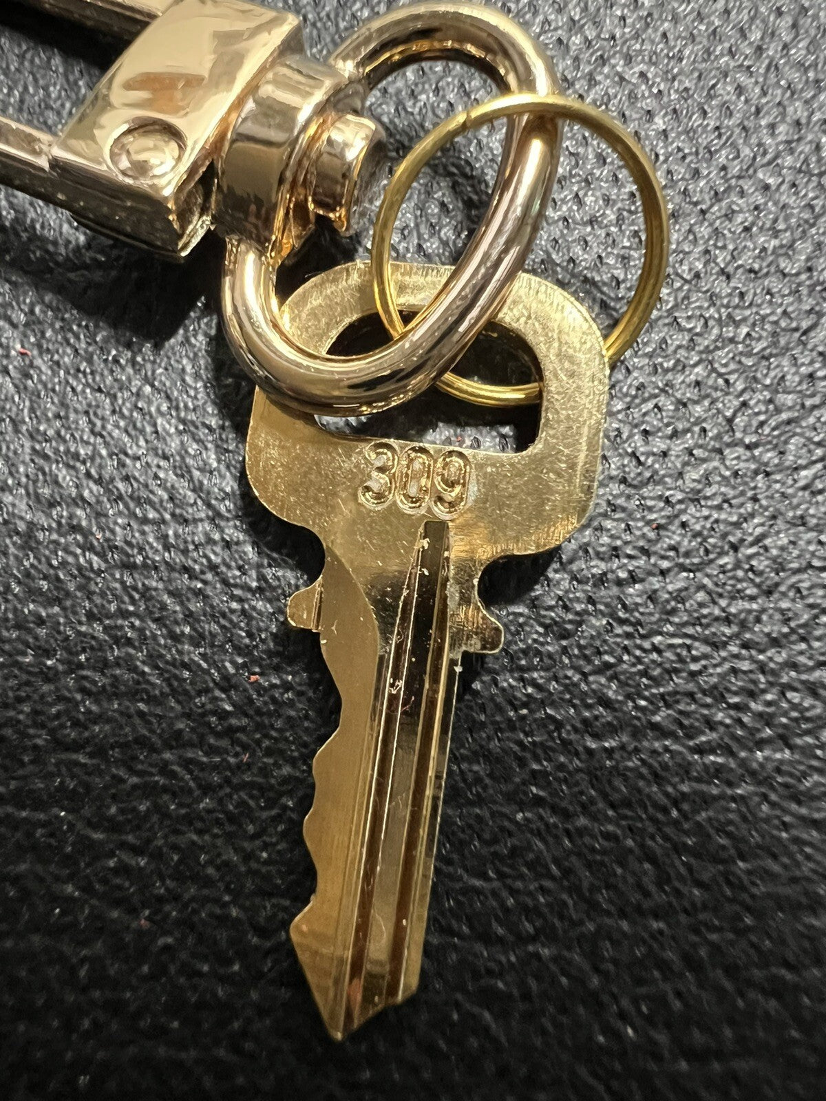 Louis Vuitton Key # 309 Goldtone - Series #300 AUTHENTIC