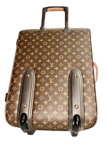 Louis Vuitton Pegase Monogram Suitcase 55 Classic Bag w/ Dust-bag & COA