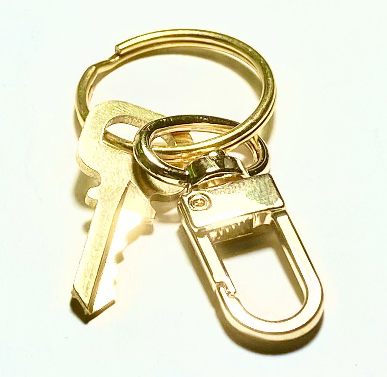 Louis Vuitton Key 344 Brass Goldtone  w/ Genuine LV #344