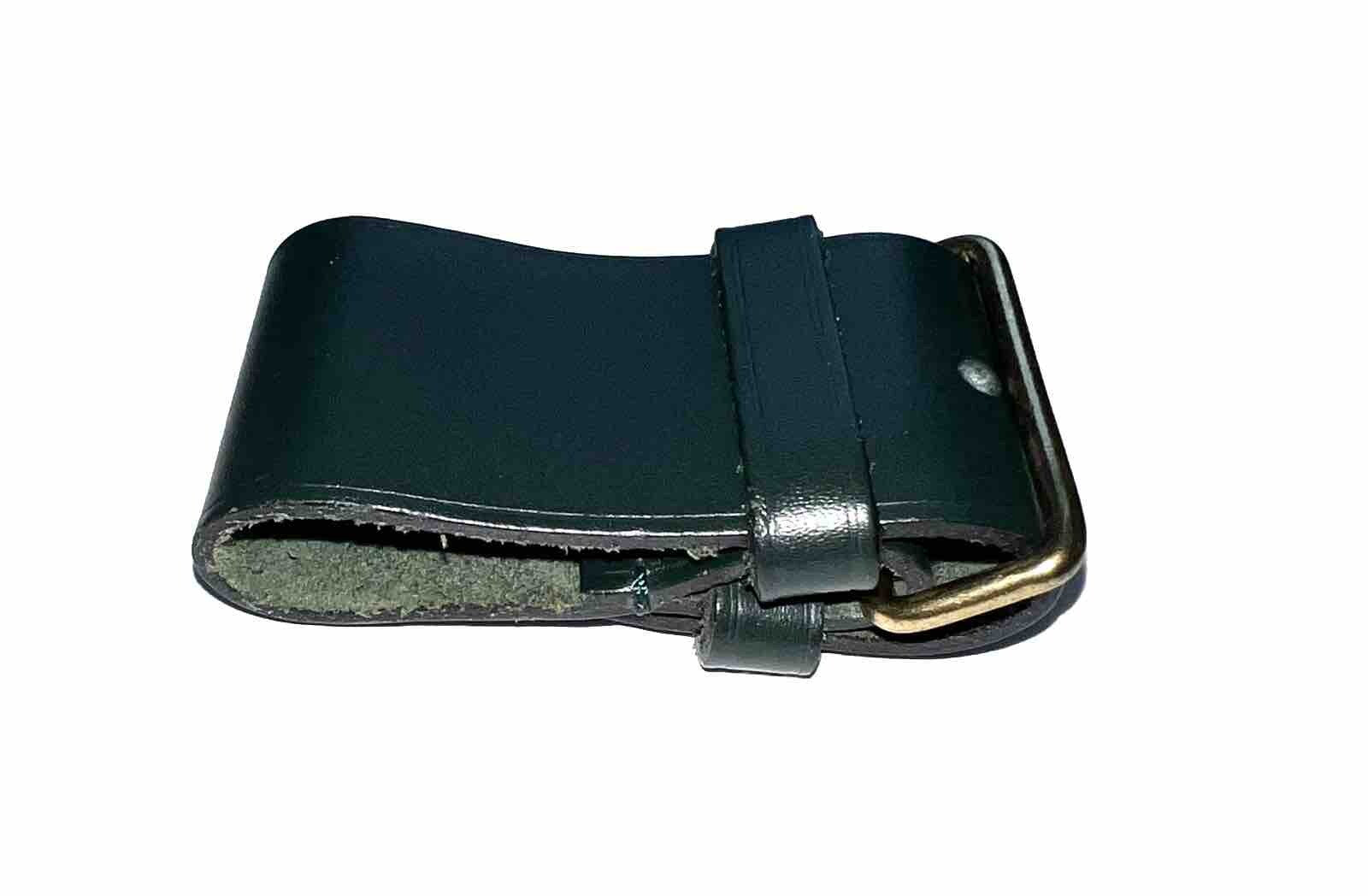 Louis Vuitton Winter Green Leather Strap w/ Goldtone Poignet UEC France