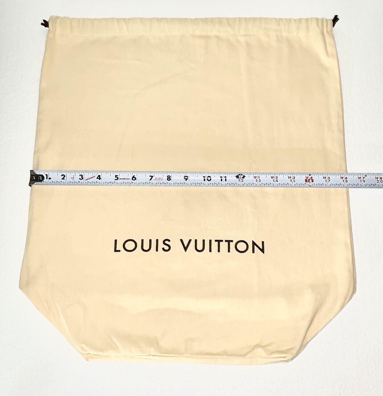 Louis Vuitton Dust-bag 20x17” inches Drawstring Large Sleeper Authentic