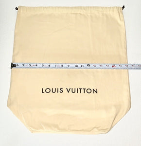 Louis Vuitton Dust-bag 20x17” inches Drawstring Large Sleeper Authentic